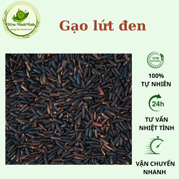Gạo lứt đen loại dẻo không cần ngâm trước khi nấu, gạo lứt đen tốt cho sức khỏe túi 500g-1kg