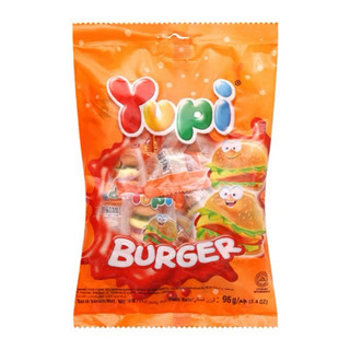 Kẹo dẻo Yupi Burger hương trái cây gói 84gam