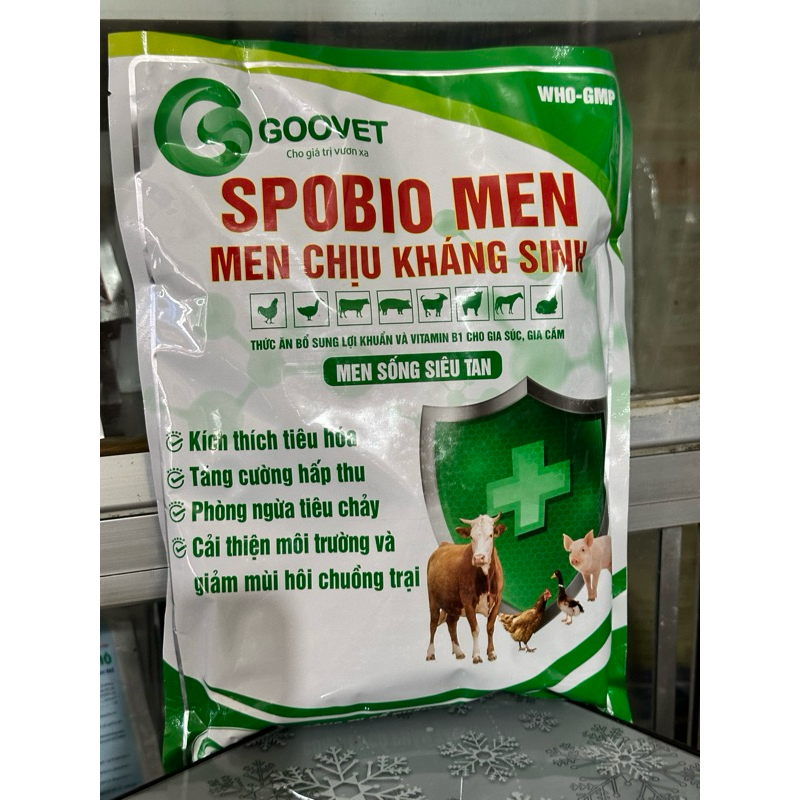 men chịu kháng sinh thú y tăng khả năng tiêu hoá