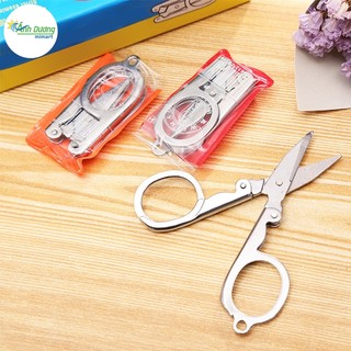 Kéo gấp gọn mini bỏ túi khi đi du lịch, kéo cắt tỉa lông mũi mini có thể gấp gọn tiện lợi
