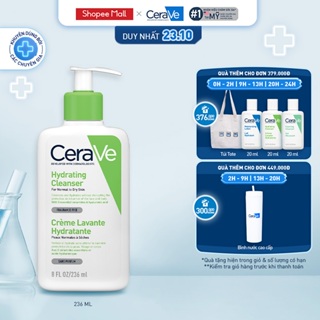 Sữa rửa mặt làm sạch sâu cho da thường và da khô CeraVe Hydrating Cleanser 236ML