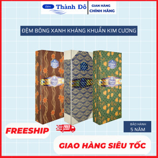 [Hà Nội] Đệm bông ép kim cương kháng khuẩn dày 9cm, chống đau lưng xẹp lún, thoáng mát, độ bền cao