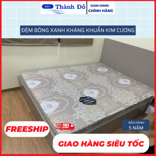 [Hà Nội] Đệm bông ép kim cương kháng khuẩn dày 9cm, chống đau lưng xẹp lún, thoáng mát, độ bền cao