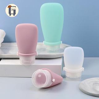 3 Chai Chiết Silicone,  Chiết Mỹ Phẩm Du Lịch Đựng Dầu Gội, Dầu Xã, Lọ Sữa Tắm Tiện Lợi Tái Sử Dụng
