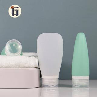 3 Chai Chiết Silicone,  Chiết Mỹ Phẩm Du Lịch Đựng Dầu Gội, Dầu Xã, Lọ Sữa Tắm Tiện Lợi Tái Sử Dụng
