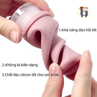 3 Chai Chiết Silicone,  Chiết Mỹ Phẩm Du Lịch Đựng Dầu Gội, Dầu Xã, Lọ Sữa Tắm Tiện Lợi Tái Sử Dụng