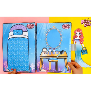 Ngôi nhà công chúa Ariel xinh đẹp - Búp bê giấy