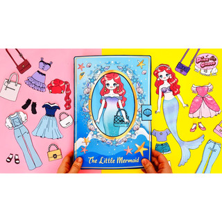 Ngôi nhà công chúa Ariel xinh đẹp - Búp bê giấy