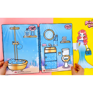 Ngôi nhà công chúa Ariel xinh đẹp - Búp bê giấy