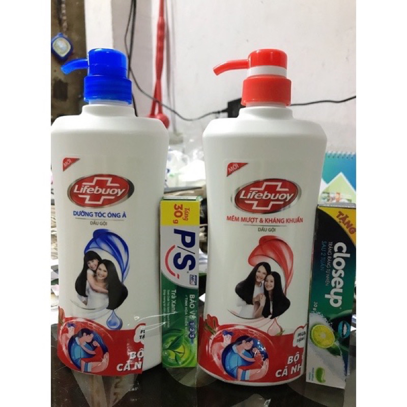 DẦU GỘI LIfebuoy 640G tặng dầu xả ( gội )sunsilk
