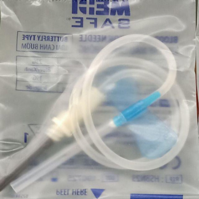 Kim bướm medisafe lấy máu chân không loại 23G Combo 10 chiếc