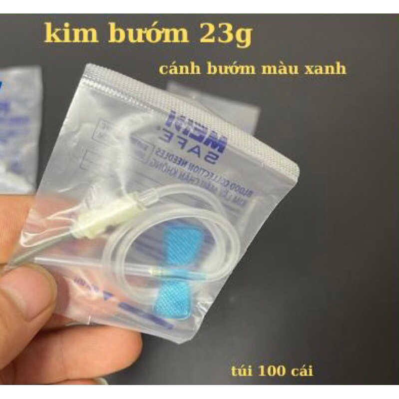 Kim bướm medisafe lấy máu chân không loại 23G Combo 10 chiếc