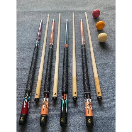 Cơ Bida Lỗ/Líp Adam - Gậy Bida Tay Cầm Quấn Chỉ, Gỗ Maple Bền Bỉ Cao Cấp