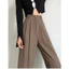 M014-Quần ống suông culottes dài 100cm cạp bản to 7 phân 2khuy vải TUYẾT MƯA
