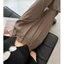 M014-Quần ống suông culottes dài 100cm cạp bản to 7 phân 2khuy vải TUYẾT MƯA