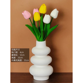 Bình Hoa Bằng gốm Thiết Kế Sáng Tạo Phong Cách Bắc Âu Cao Cấp