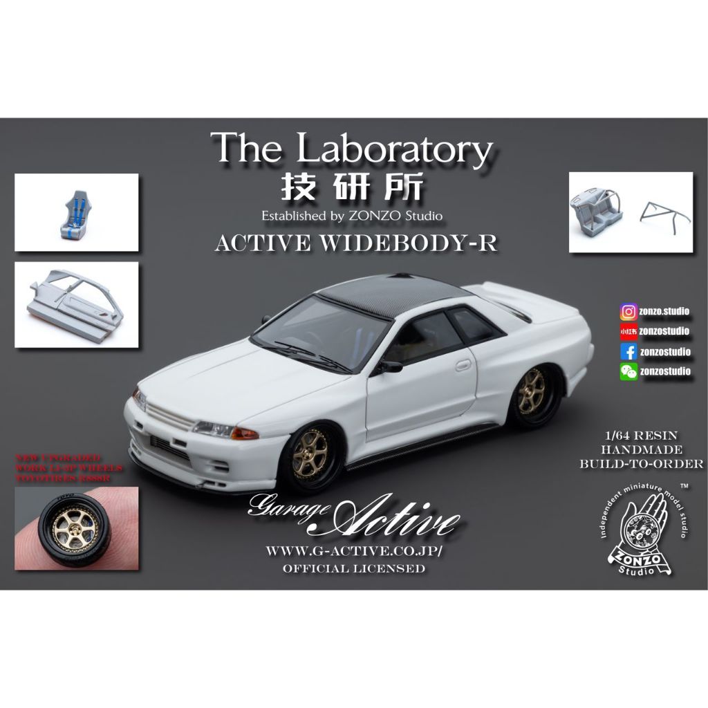 MÔ HÌNH 1:64 The Laboratory x Zonzo Studio - Nissan Skyline GT-R