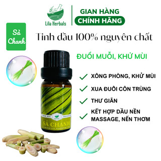 Tinh dầu Sả chanh thiên nhiên nguyên chất 100% - Dược thảo Lila