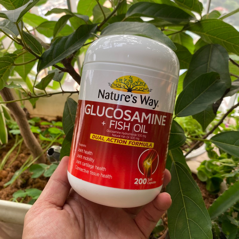 Viên Uống Hỗ Trợ Xương Khớp Glucosamin Kết Hợp Dầu Cá 𝐍𝐚𝐭𝐮𝐫𝐞'𝐬 𝐖𝐚𝐲