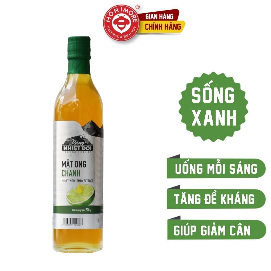 Ảnh Mật ong Chanh - Rừng Nhiệt Đới 730g - tiện lợi, giúp giảm cân, tăng đề kháng 1