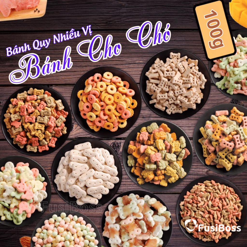 Bánh Thưởng Cho Chó Appétit Bánh Quy Nhiều Vị 100g - FusiBoss | Shopee ...