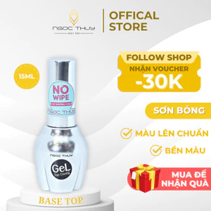 Sơn Móng Tay Top Gel Hơ Máy Cao Cấp Siêu Bóng - Ahever - Ngọc Thủy Nail 15ML