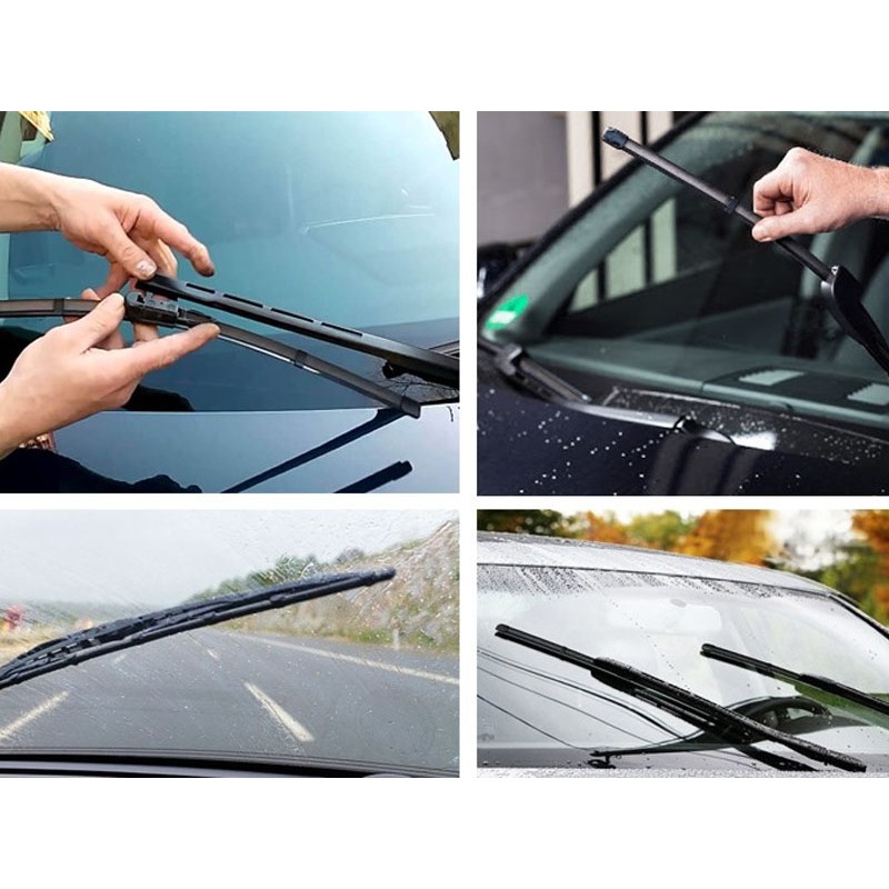 Chổi Gạt nước Mưa xe Vinfast Lux A, Lux SA, Chổi Gạt mưa Silicone theo xe Lux A, SA. Bộ 2 cần gạt