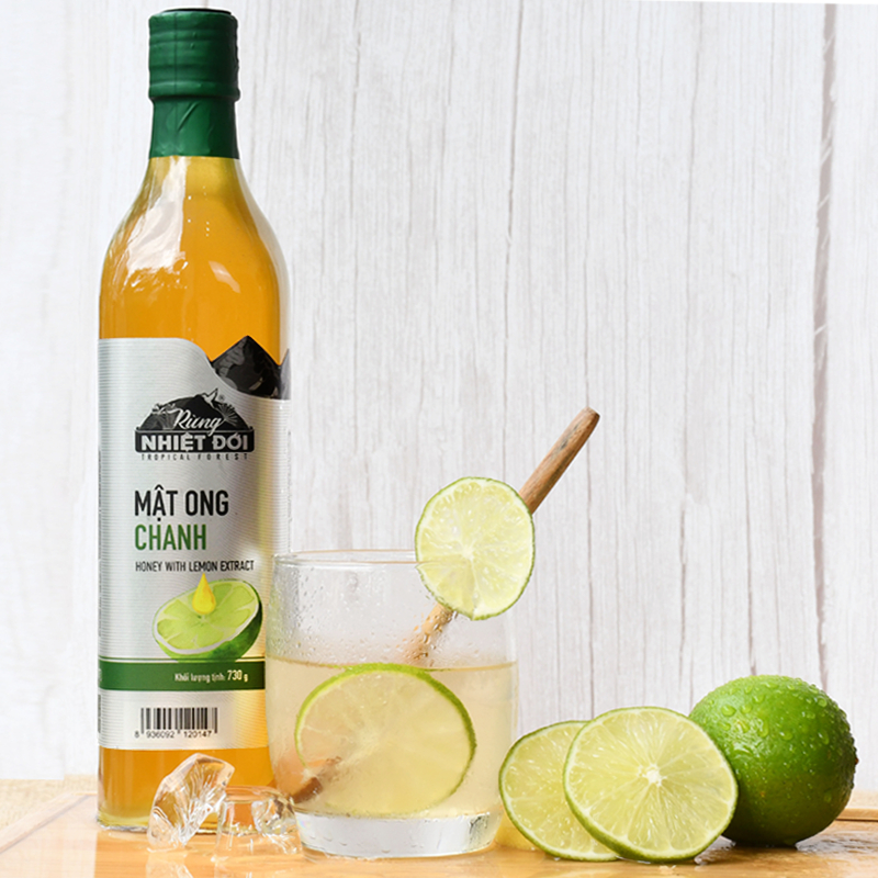 Ảnh Mật ong Chanh - Rừng Nhiệt Đới 730g - tiện lợi, giúp giảm cân, tăng đề kháng 3
