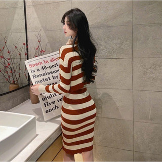 váy hai dây len body kèm áo khoác len dài tay cadigan, set mua 1 được 2