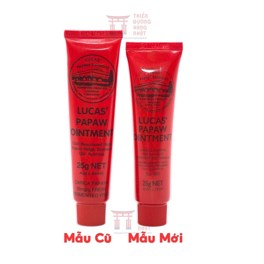 Ảnh Kem đa năng Lucas' Papaw Ointment Úc 25g chiết xuất từ quả đu đủ 1