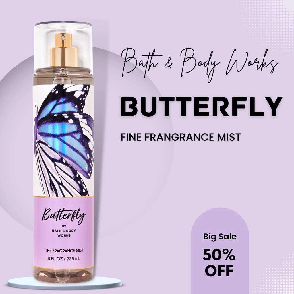 boydmist Xịt thơm Toàn thân Butterfly 236ml Ngọt ngào, quyến rũ