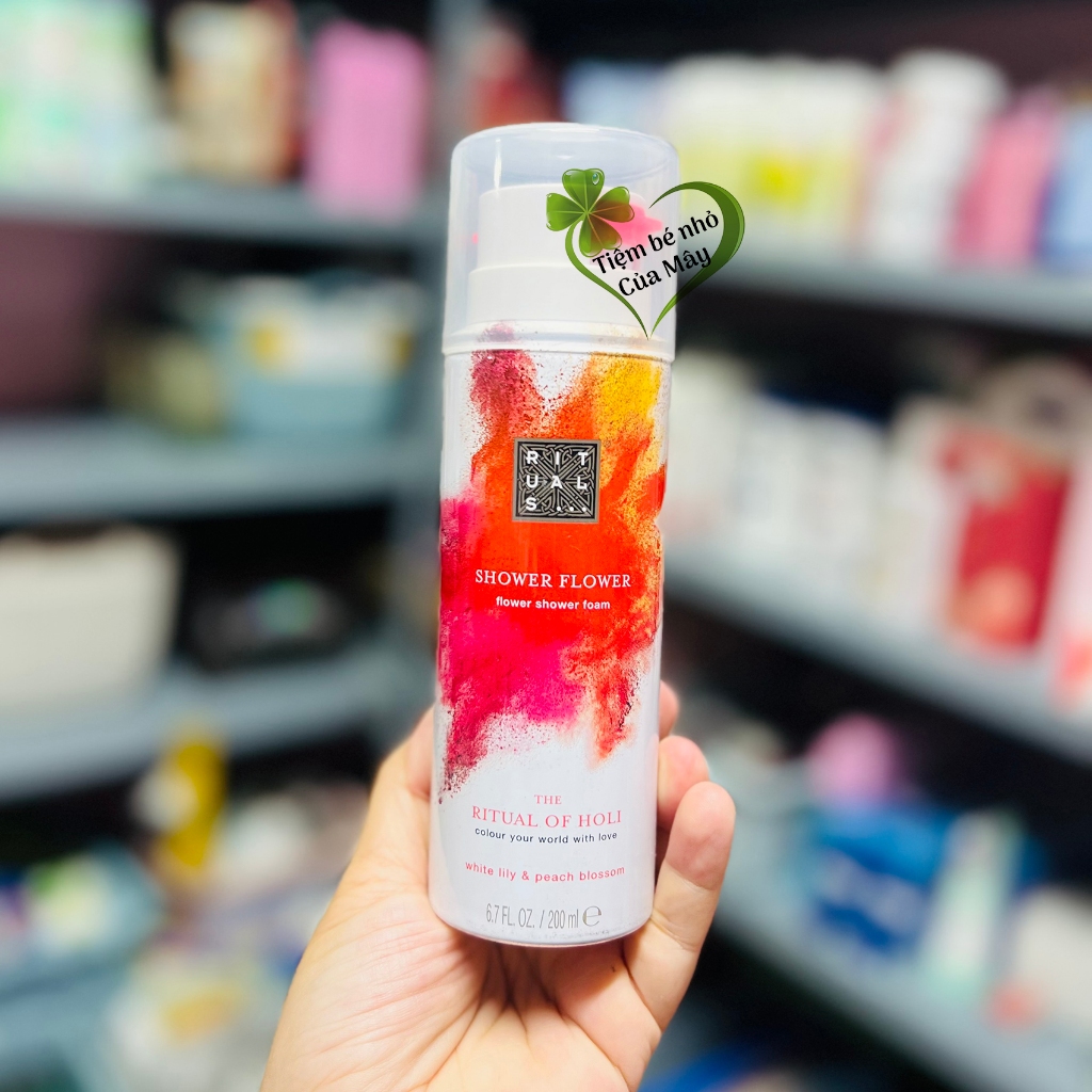 Sữa tắm tạo bọt dang Rituals of Holi flower shower foam 200ml Shopee