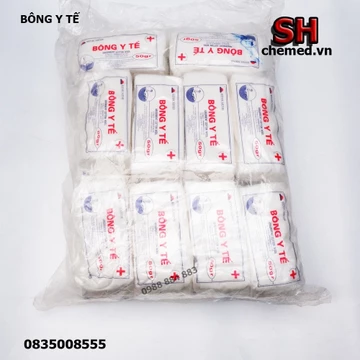 Bông y tế, bông thấm nước, bông khô 50g/1 gói { 24 gói / 1 bịch }