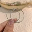9LUX Khuyên tai nữ tròn rỗng nhiều size ER07 Khoen tròn to màu bạc sáng loại đẹp