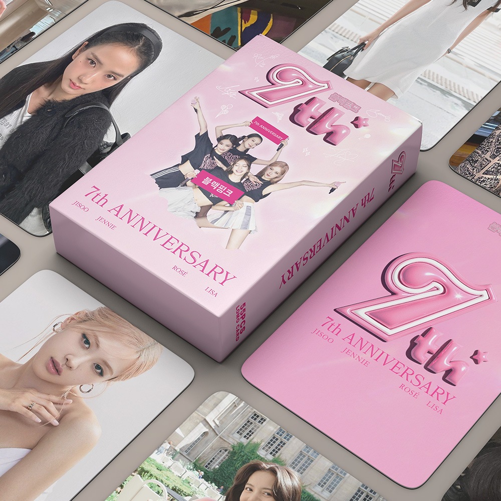 Musolaree 55 stuks Blackpink Lomo Cards BP Fotokaarten BP