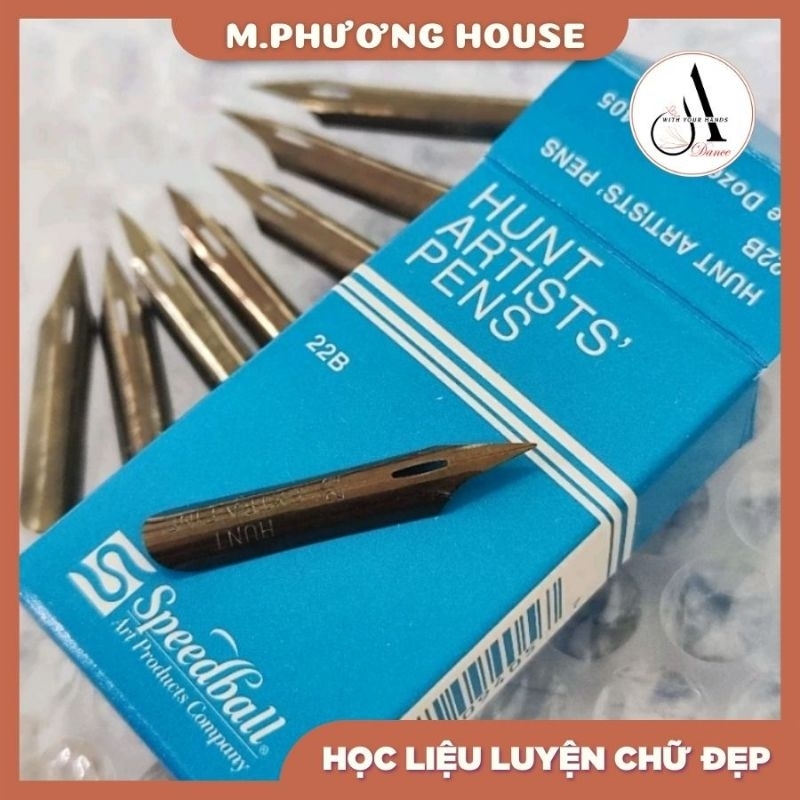 Các loại ngòi dùng cho Quản ( Ngòi G - Hunt #101 - Hunt #22B - Gillott ...