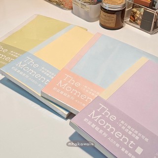 Sổ tay ghi chép journal Note For The Moment màu pastel size A5 A6
