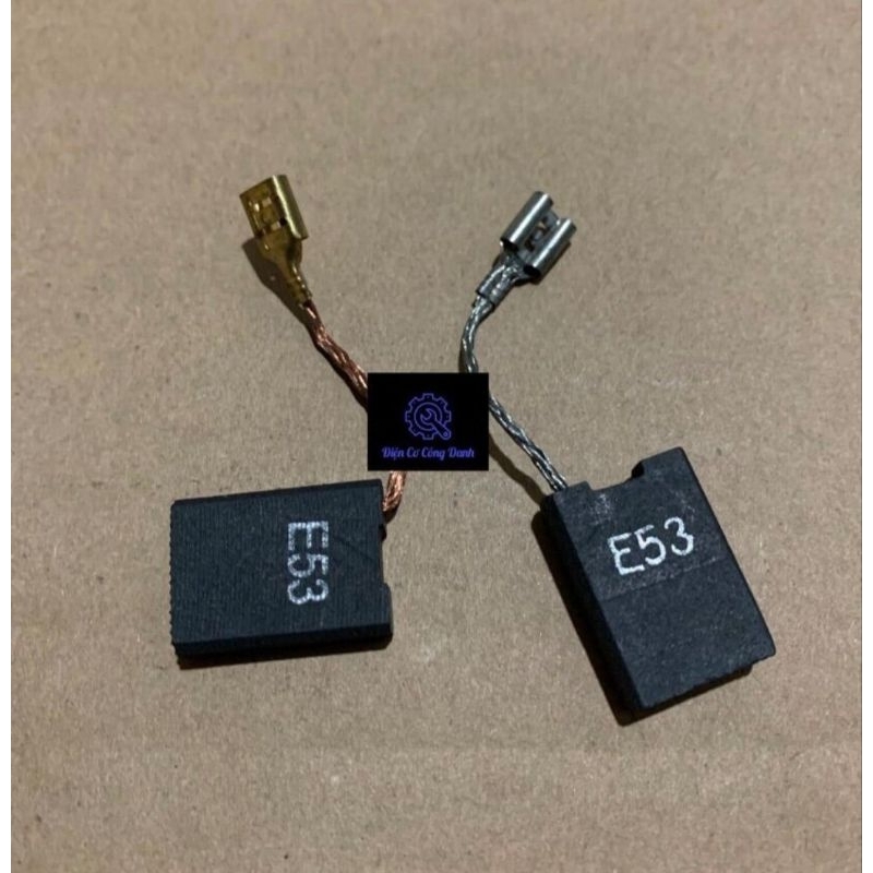 1 cặp chổi than NB E53 chính hãng (16mm x 23mm x 6mm) lắp 1 cặp chổi than NB E53 chính hãng (16mm x 23mm x 6mm) lắp