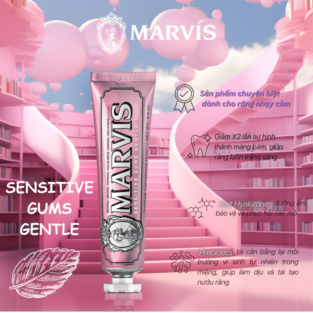 Kem đánh răng Marvis Toothpaste 85ml75ml nhiều mùi hương Shopee Việt Nam