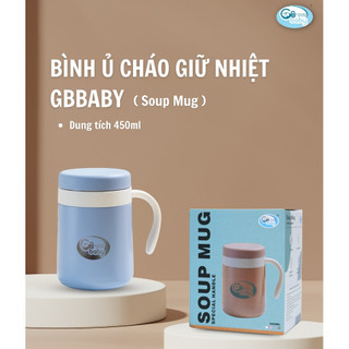 Bình Ủ Cháo Giữ Nhiệt Gbbaby, Hộp Cháo Giữ Nhiệt Cao Cấp 450ML - CHÍNH HÃNG