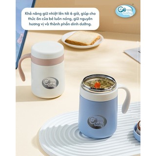Bình Ủ Cháo Giữ Nhiệt Gbbaby, Hộp Cháo Giữ Nhiệt Cao Cấp 450ML - CHÍNH HÃNG