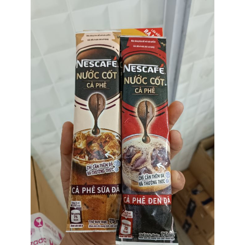 10 gói nước cốt cà phê đen đá/ sữa NesCafé Café Việt date 10/10/2025 ...