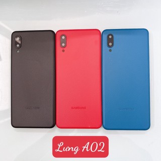 Lưng vỏ samsung a02, vỏ bộ, khung sườn, benzen, nắp lưng, lưng nhựa sam sung a022