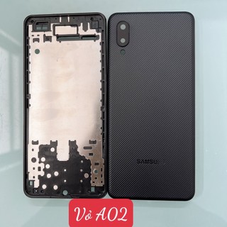 Lưng vỏ samsung a02, vỏ bộ, khung sườn, benzen, nắp lưng, lưng nhựa sam sung a022