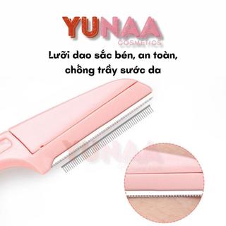 [Y108] Bộ 3 Dao Cạo Tỉa Lông Mày BOLONZI - Nội Địa Trung - Sắc Bén, Bền Bỉ, Có Hộp Đựng