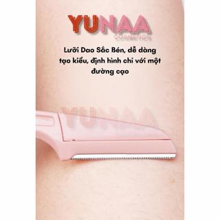 [Y108] Bộ 3 Dao Cạo Tỉa Lông Mày BOLONZI - Nội Địa Trung - Sắc Bén, Bền Bỉ, Có Hộp Đựng