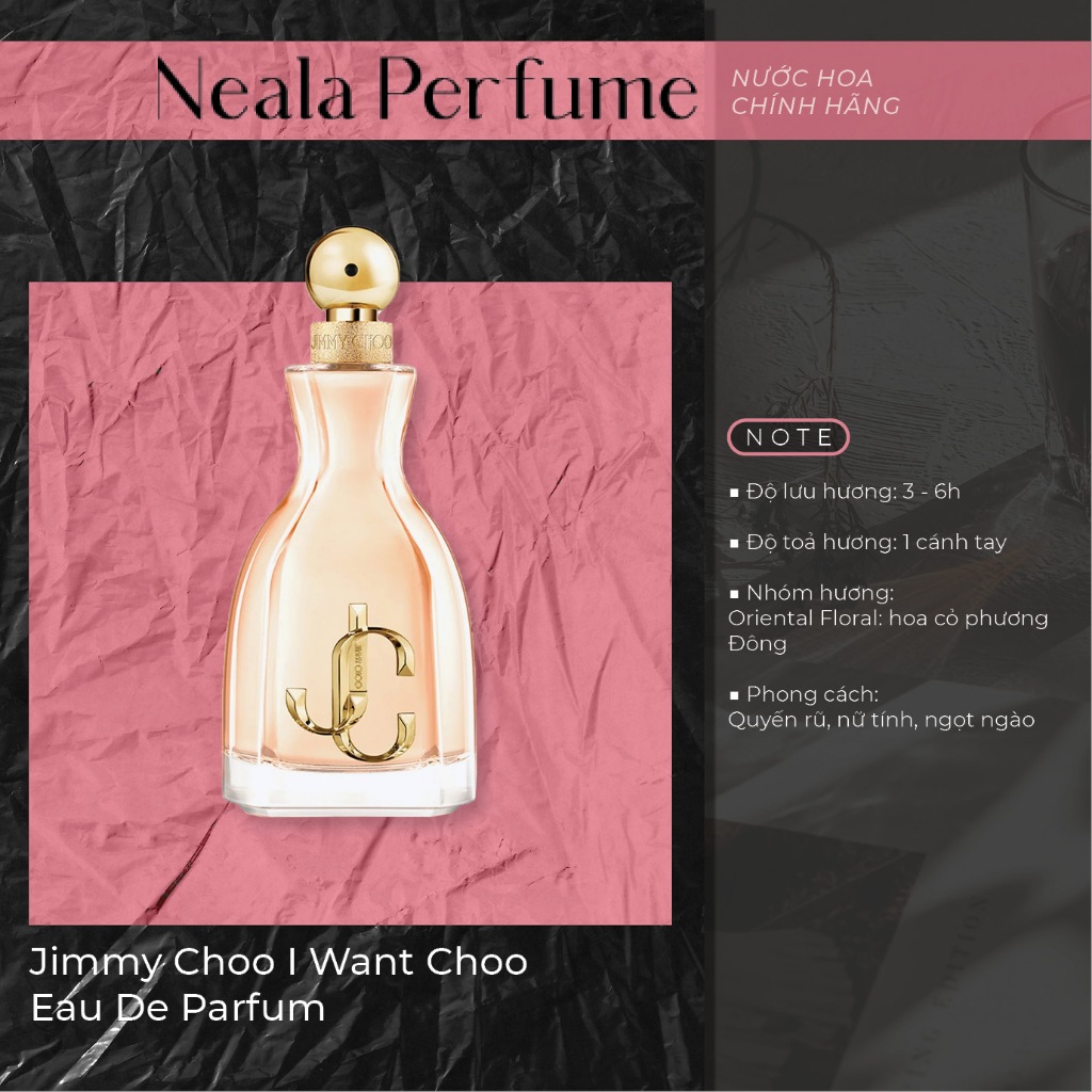 Nước Hoa Nữ 10ml Jimmy Choo I Want Choo Edp Shopee Việt Nam 5908