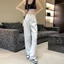 Quần thô, quần Jeans Nữ màu trắng, chất dầy dặn, quần cạp cao ống thắng phong cách trẻ trung.