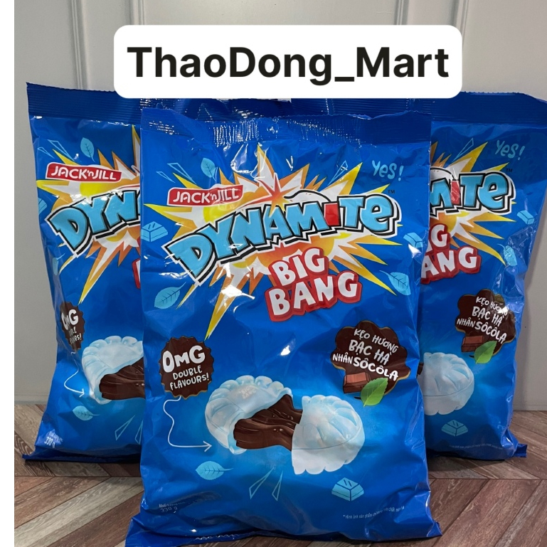Kẹo Dynamite BigBang Hương Bạc Hà Nhân Socola Túi 330g | Shopee Việt Nam