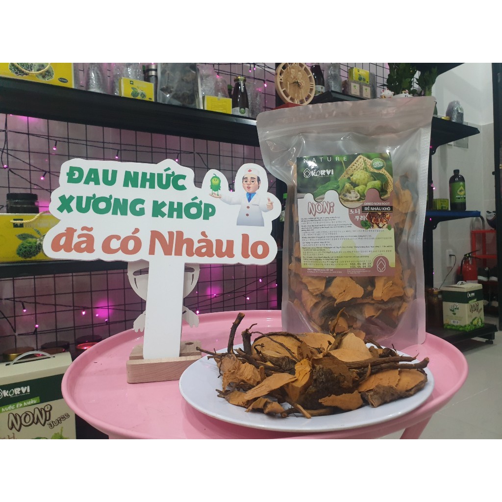 Rễ cây nhàu túi zip 500gr đun nước tiện lợi